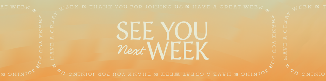 solar patterns - see you next week