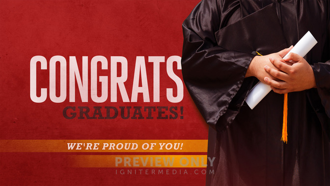 congrats graduates