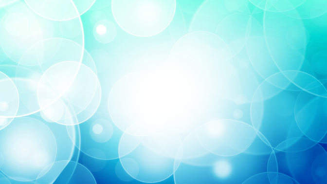 bubbles glow -  aqua