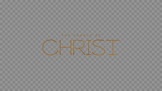 gradient glass - the candle of christ