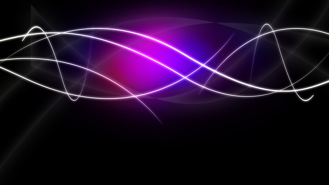 purple glow