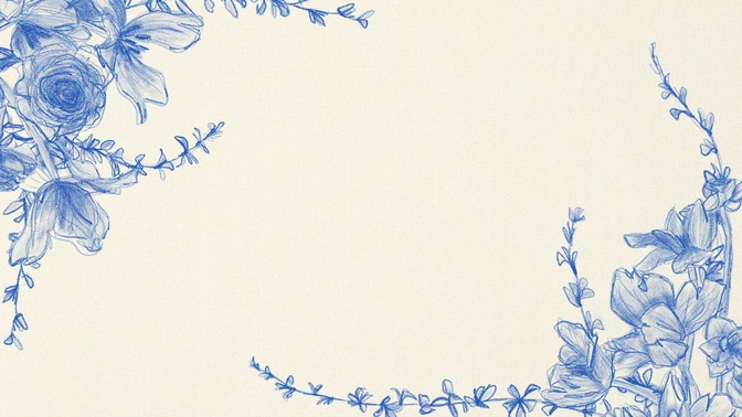 floral sketch - 2