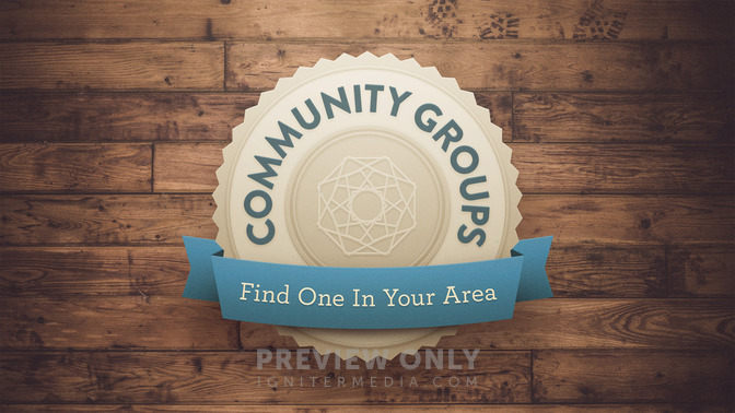 wooden emblem - community groups