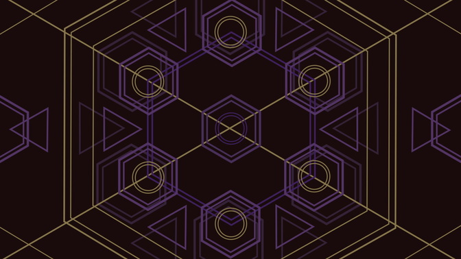 geo flow - purple