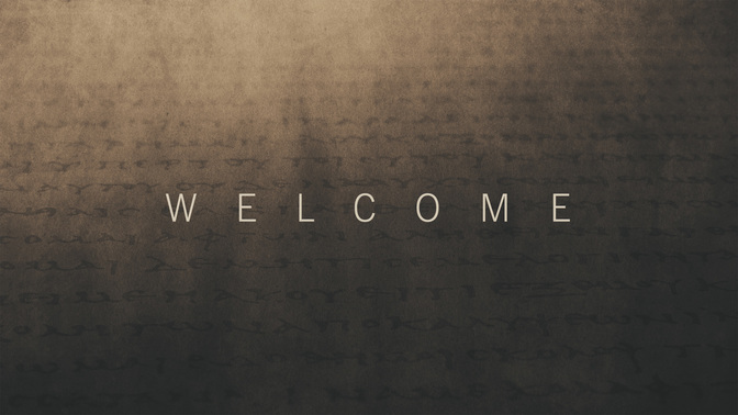 letters - welcome