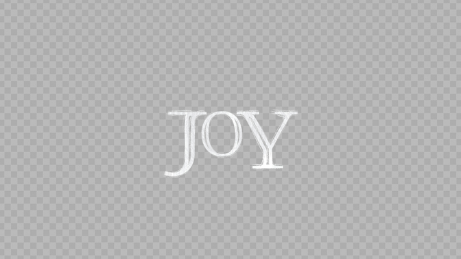 jeweled brush advent - joy