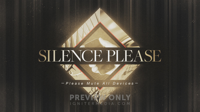photo diamond - silence please