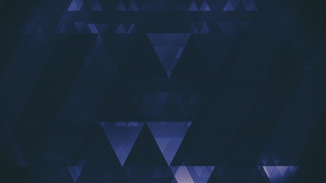 triangles - blue