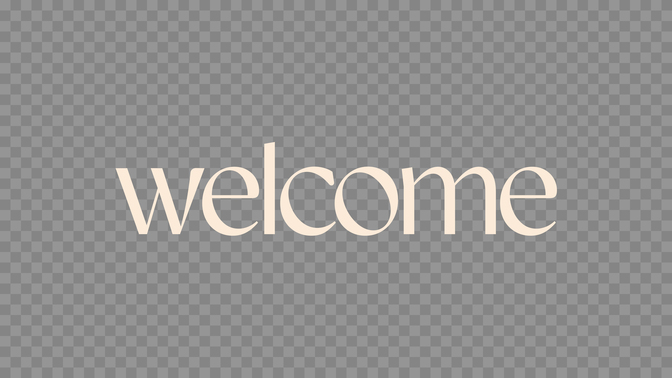 easter arches - welcome
