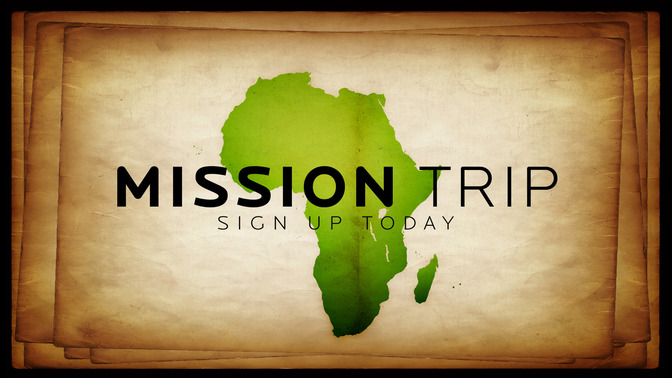 mission trip - africa