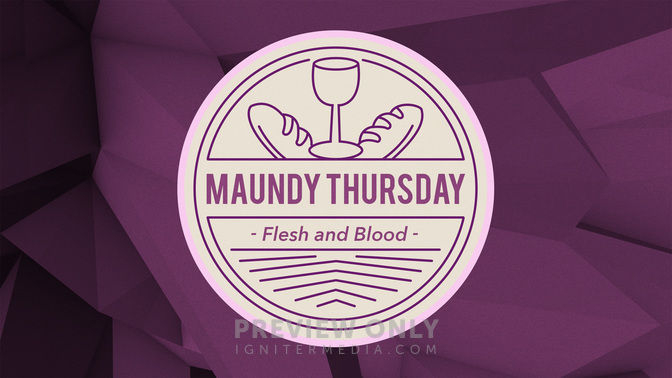 low poly - maundy thursday
