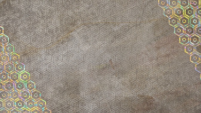 easter tile - small hexagon corners