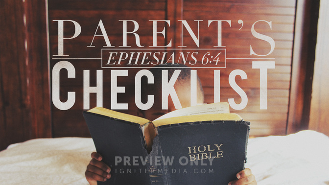 parent’s checklist