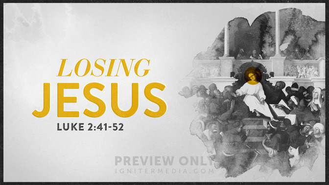 losing jesus