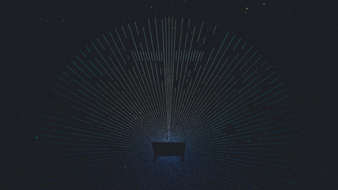 cross rays - evening
