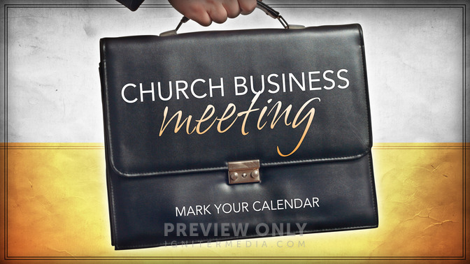 church business meeting