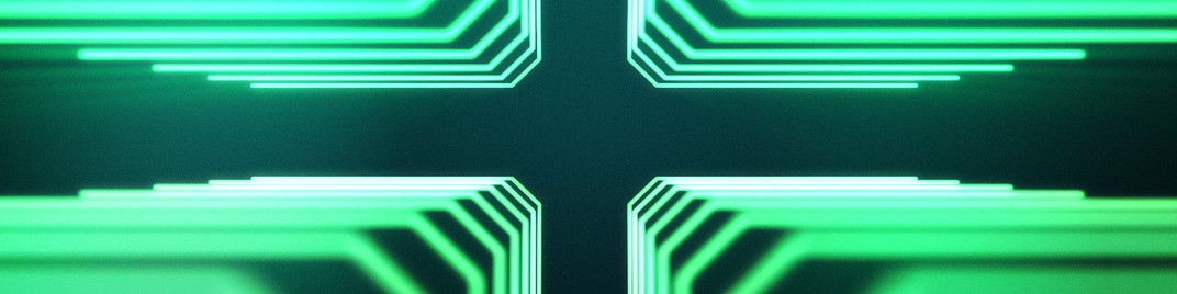 radiant cross - green