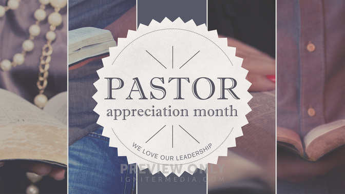 pastor appreciation month