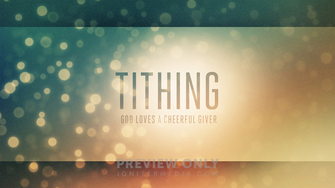 chromatic bokeh - tithing