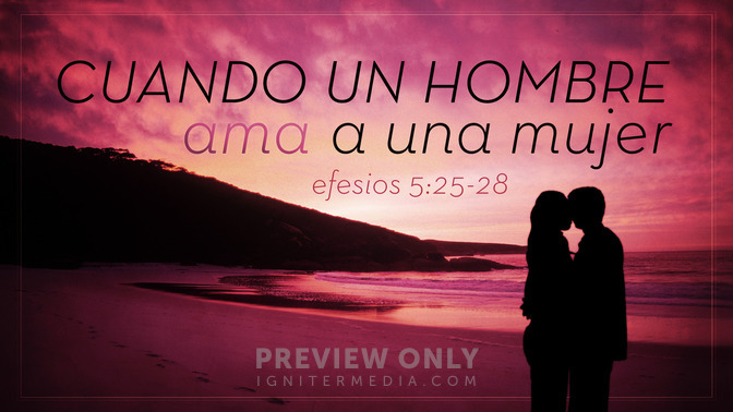 cuando un hombre ama a una mujer