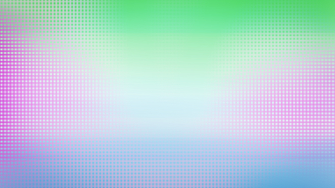 neon halftone - green