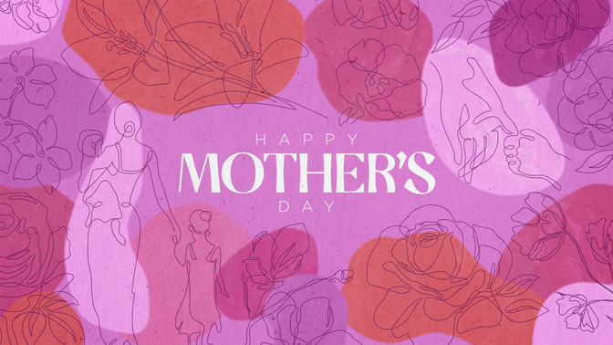floral lines - happy mothers day