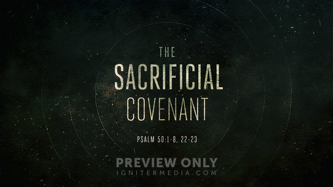 the sacrificial covenant