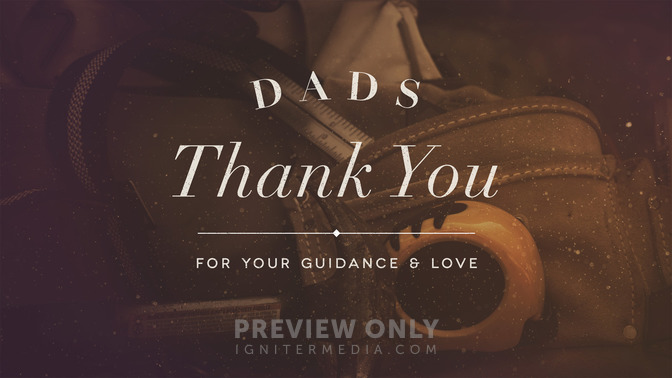 vintage dads - dads thank you