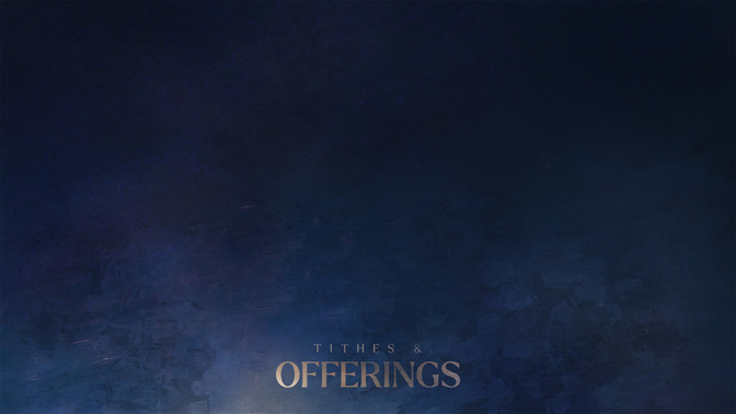 above every name - tithes and offerings