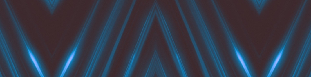 converging lights - blue