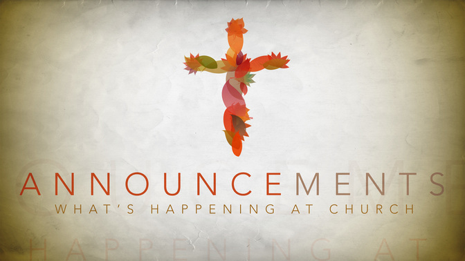 announcements