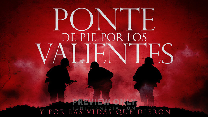 ponte de pie por los valientes