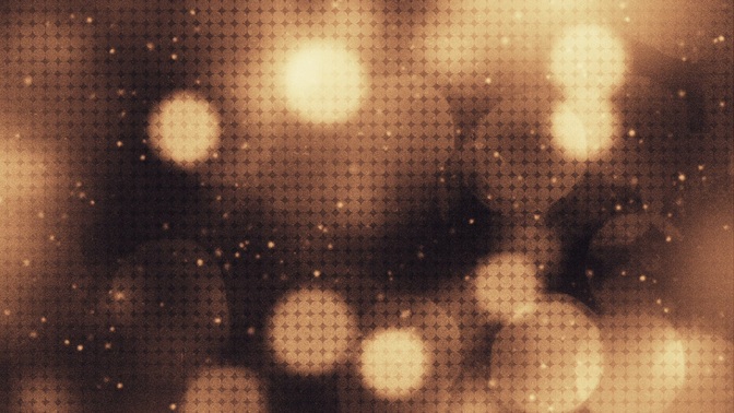 gold bokeh