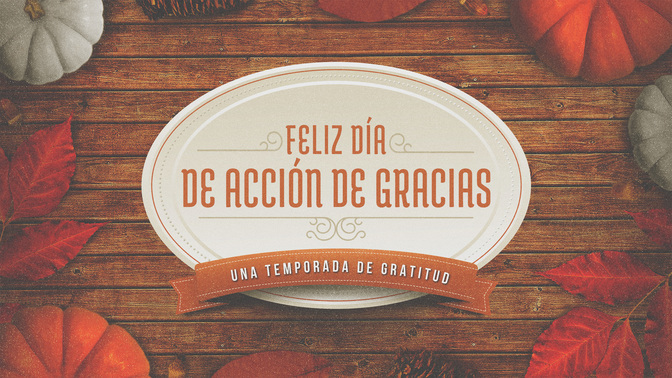 feliz día de accíon de gracias