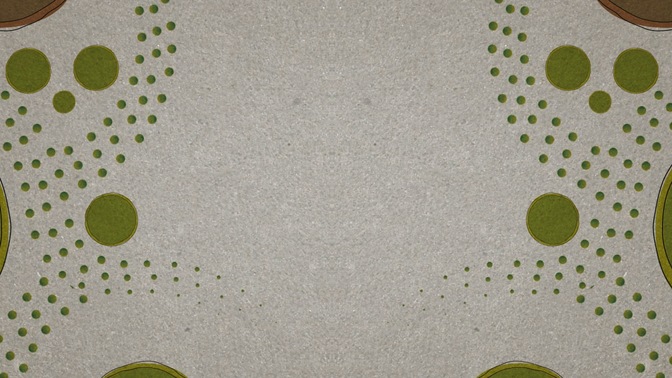 sketch paper circles green