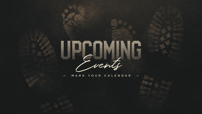 first steps - upcoming events