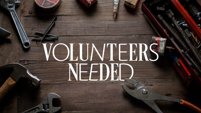 volunteers needed