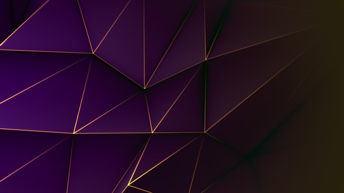 neon polys - purple