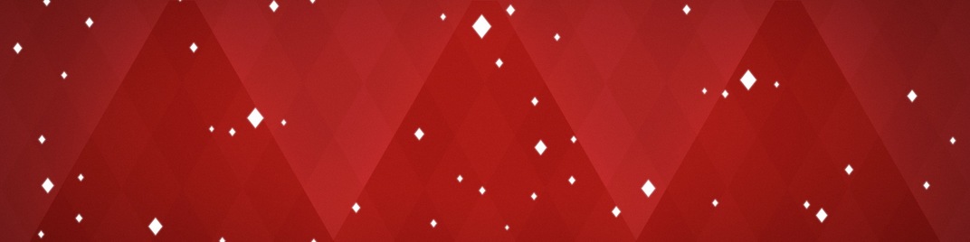 christmas diamonds - red