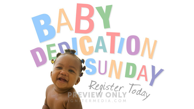 baby dedication sunday