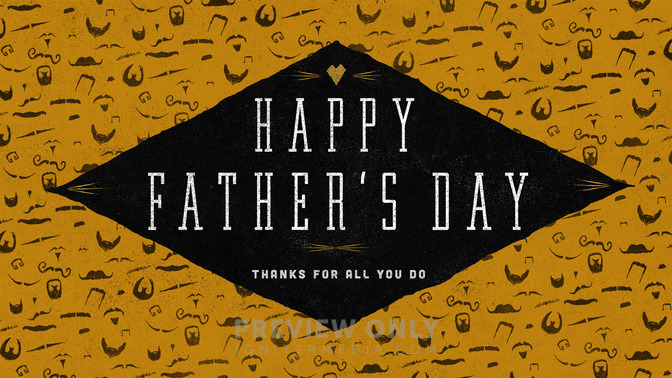mustache - happy fathers day