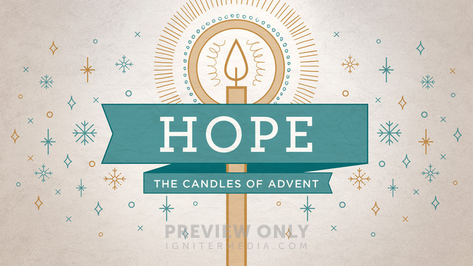 illustrated advent - hope
