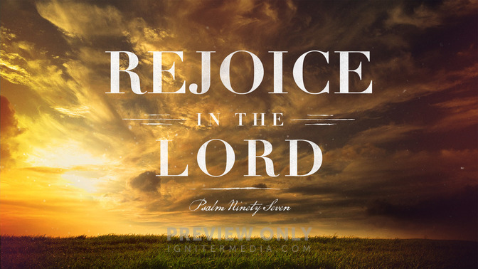 rejoice in the lord