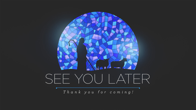 stained glass - see you later