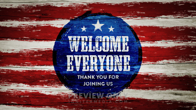 painted stripes - welcome everyone