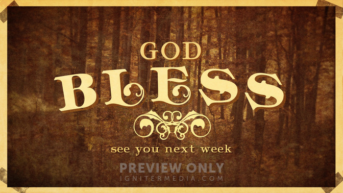 fall vintage - god bless
