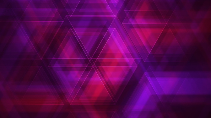 triangle glass - purple