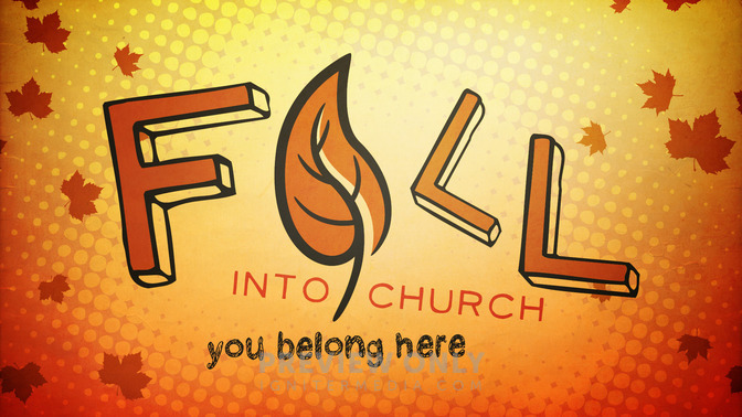 fall into church