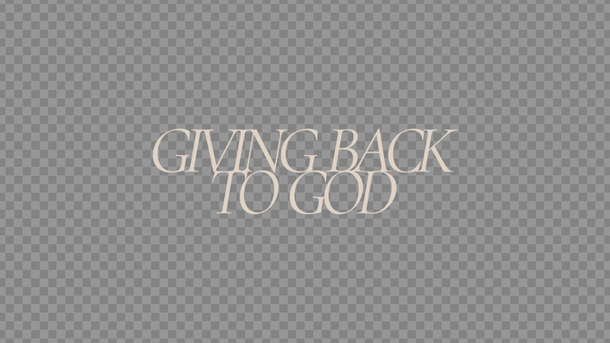 twilight cascade - giving back to god