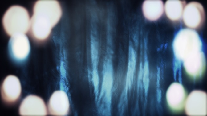 lights and backdrop - blue